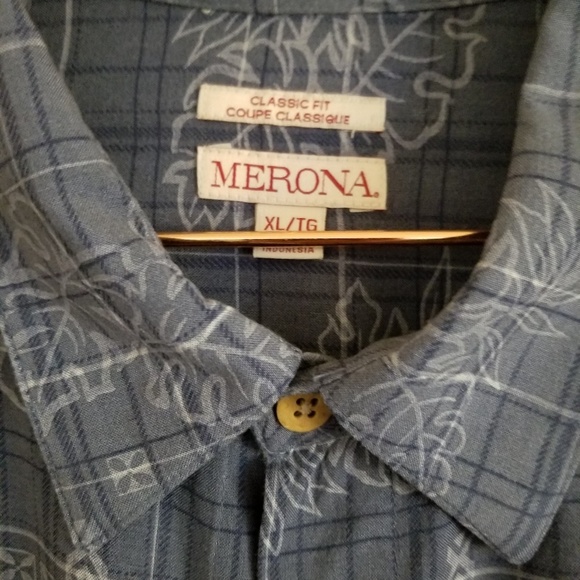 Mens Merona Classic Fit Short Sleeves Shirt - Picture 2 of 6